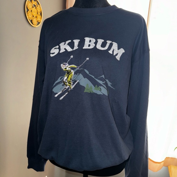 Graphic Sweater - Navy - Picture 2 of 9